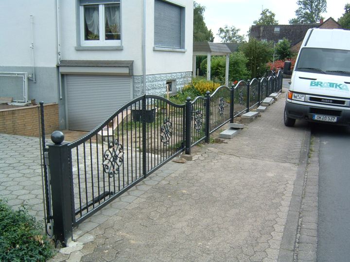 Zaun- und Torkombinationen